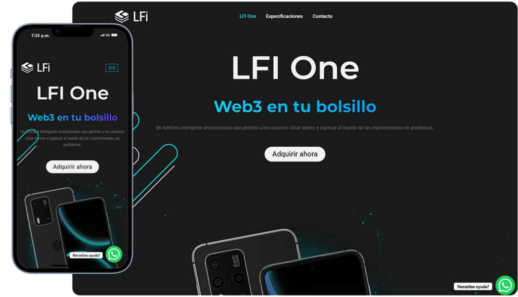 Proyecto LFI ONE portafolio de Vibra Digital